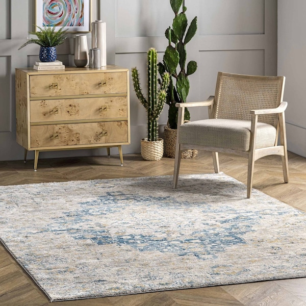 Nuloom Diana Medallion Vintage Area Rug 5ft KKDL02A-S505 - main